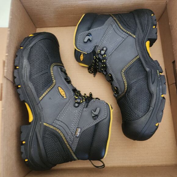KEEN Utility mens Logandale Mid Steel Toe Waterproof Work Shoe, Black, 10 US KEEN Utility mens Logandale Mid Steel Toe Waterproof Work  main image 4